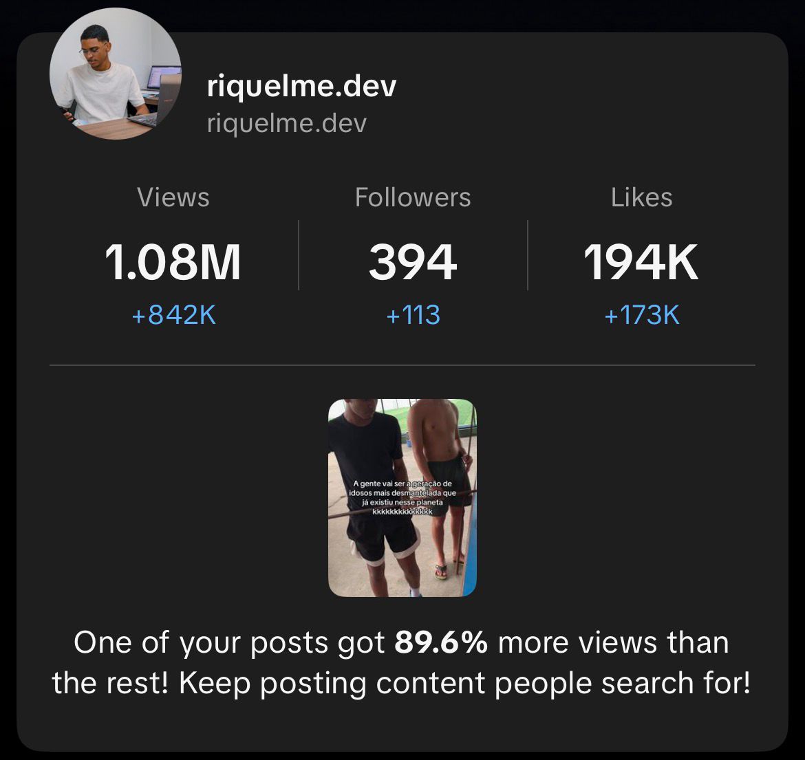 Análise completa de métricas